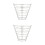 2Pièces Panier De Stockage Golf En Métal Argent 5