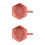 2Pièces Bols Réutilisables En Céramique Orange Usage 6