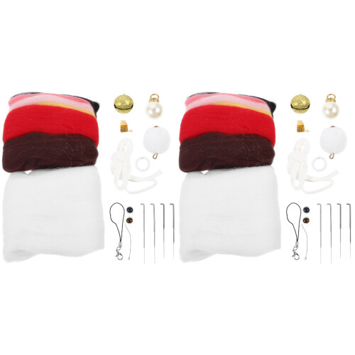 2Ensembles Ensemble Feutrage Laine Colorée Outil Complet DIY 2