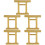 5pcs mini torii gate resin statue sand table ornament 8