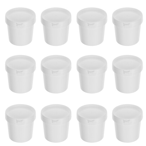 36Pièces Seaux Plastique Polyvalents Couvercle Étanche 1