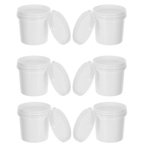 36Pièces Seaux Plastique Polyvalents Couvercle Étanche 2