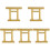 5pcs mini torii gate resin statue sand table ornament 4