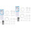 2Sets Durable Drawing Templates Kit with Curve Ruler for Kids 4