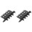 2Pcs Pc Case Fan Hub with Variable Speed Control Black ABS Material 3