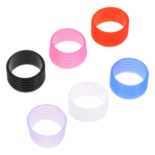 12Pièces Fixateurs De Silicone Colorés Pour Sport 1