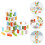 2Sets Durable Wooden Educational Balance Building Blocks Plaything 10