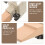2Pcs Mini Wooden Adjustable Vises Clamp Type Bench for Crafting Tools 10