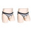 2Pcs Ergonomic Protective Underwear for Post Care in Grey 2