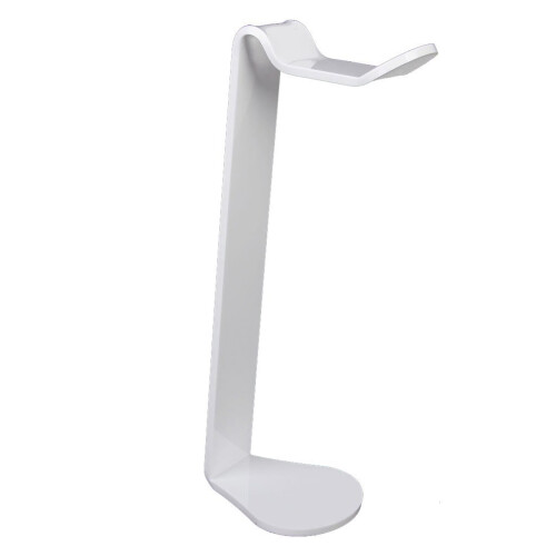 2Pcs Acrylic Headset Holder White Transparent Display Headphone Stand