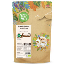 Wholefood Earth Organic Cashew Nuts Pieces 3kg Vegan | GMO Free | High Fibre | Certified Organic