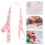 Roze Baby Speenkoord Met En Verstelbare 8