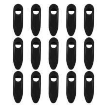 30St Zwarte Kabelklemmen Plastic Ingebouwde Frame Kabelgeleiders