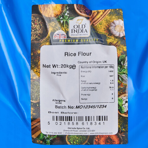 Old India Rice Flour 20kg 1