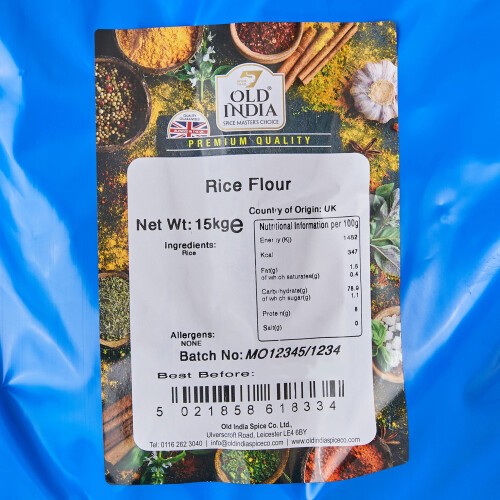 Old India Rice Flour 15kg 1