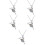 5St Balletdanseres Hanger Kettingen, Multi Sieraden 9