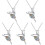 5St Balletdanseres Hanger Kettingen, Multi Sieraden 4