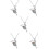 5St Balletdanseres Hanger Kettingen, Multi Sieraden 10
