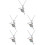 5St Balletdanseres Hanger Kettingen, Multi Sieraden 8