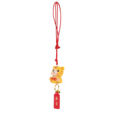 2St Auto Spiegel Ornament Resin Tijger Hanger Voor Interieur