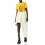 maison blanche Printed T, Spicy Mustard, 4 3