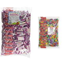 Swizzels Original Assorted Fruit Fizzers Bulk Sweets Bag 3 kg & Fruity Pops Lollies Bag 3 kg Bulk Sweets
