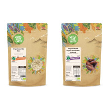 Wholefood Earth Organic Jumbo Oats ? 3 kg | Vegan | High Fibre | Certified Organic & Organic Dried Deglet Nour Dates (Pitted) ? 1 kg | GMO Free | Raw