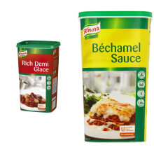 Knorr Rich Demi Glace Sauce Mix, 1.05 kg (Makes 7L) & B?chamel Sauce Mix, 1kg (Makes 5L)
