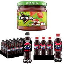 Doritos Mild Salsa Vegetarian Dip, Perfect for Sharing 300 g (Case of 6)