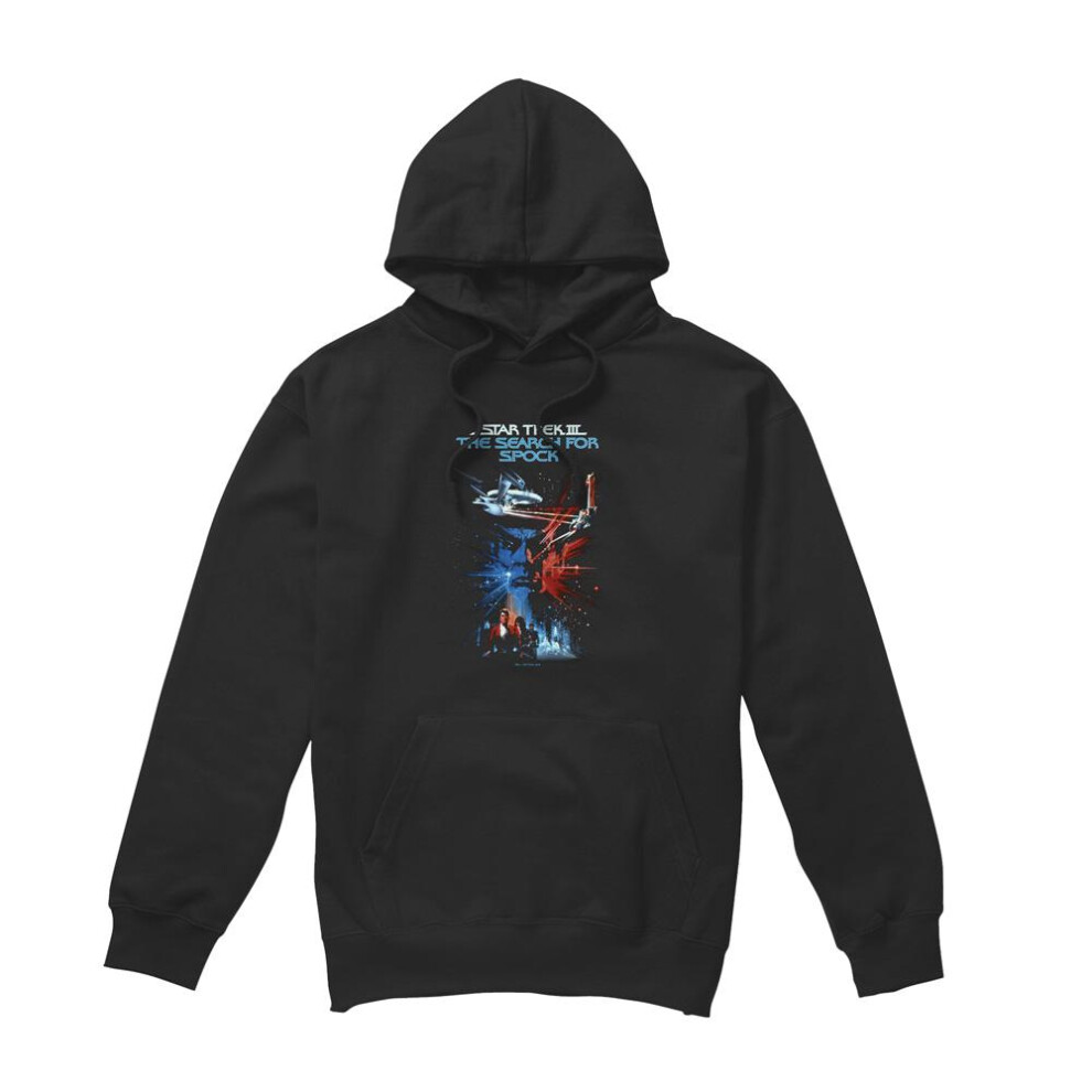 Star Trek (S, ) Mens Search For Spock Hoodie Black