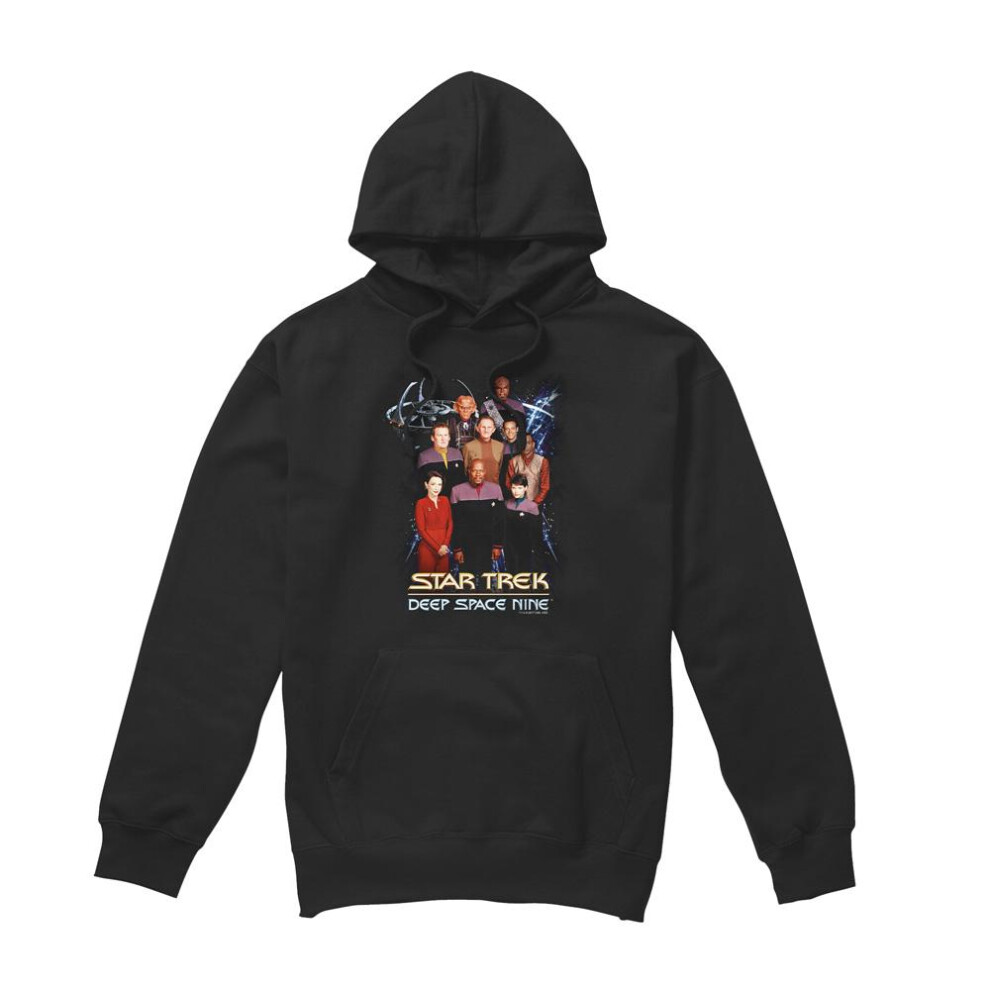 Star Trek (Xl, ) Mens Ds9 Crew Hoodie Black
