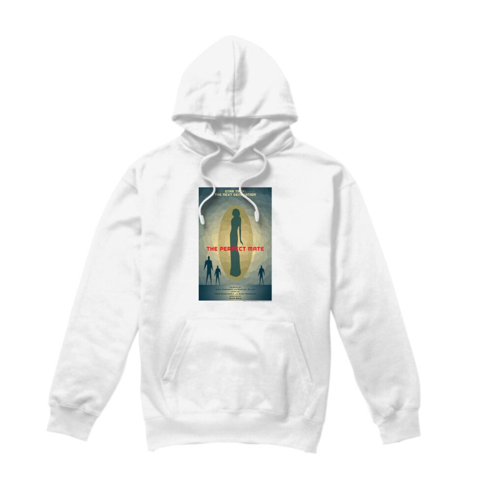 Star Trek (Xxl, ) Mens The Next Generation Season 5 Episode 21 Hoodie White