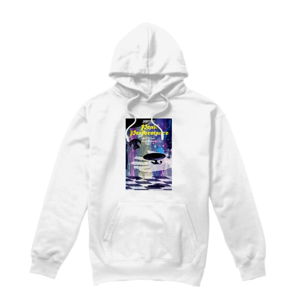 Star Trek (Xxl, ) Mens The Next Generation Season 2 Episode 21 Hoodie White