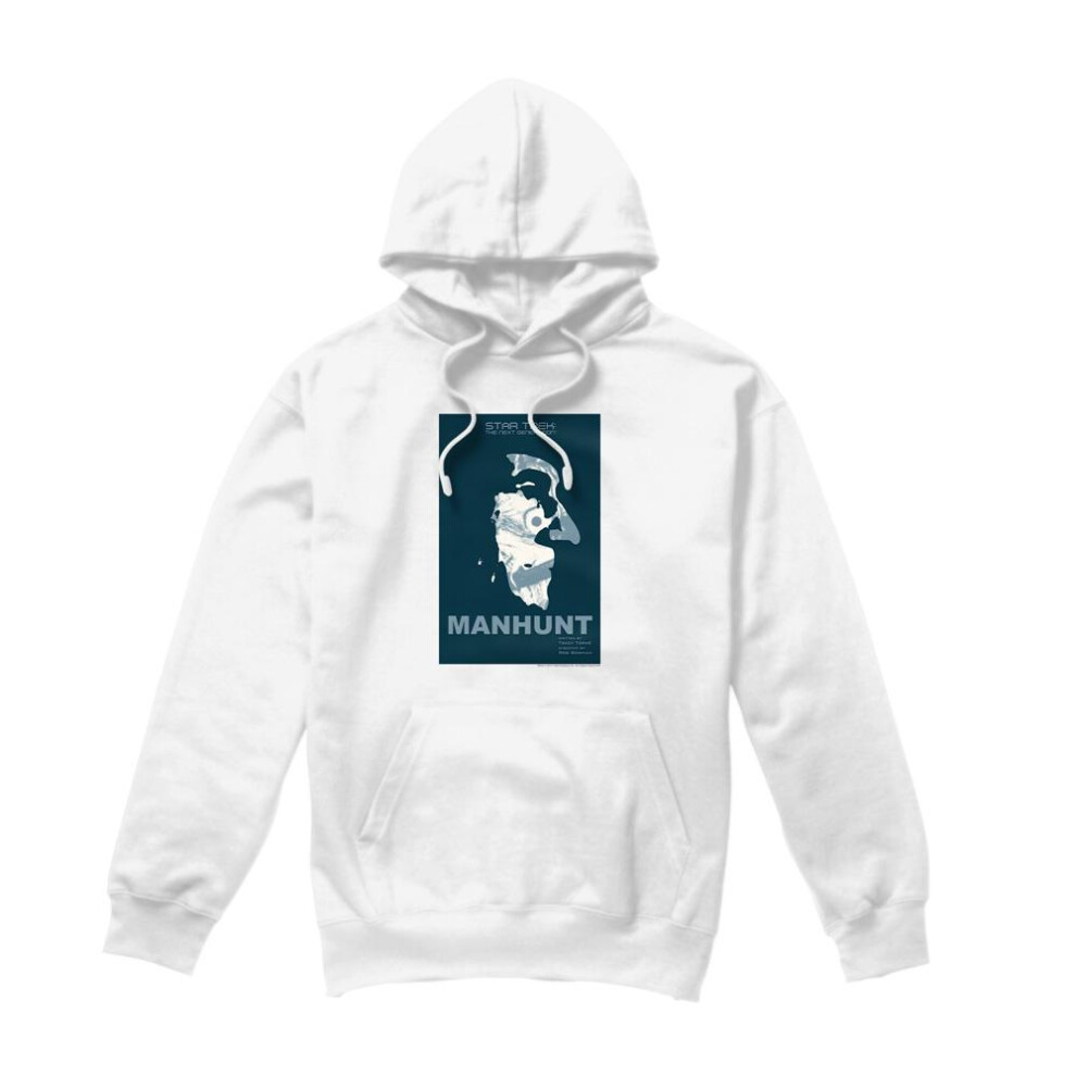 Star Trek (Xxl, ) Mens The Next Generation Season 2 Episode 19 Hoodie White