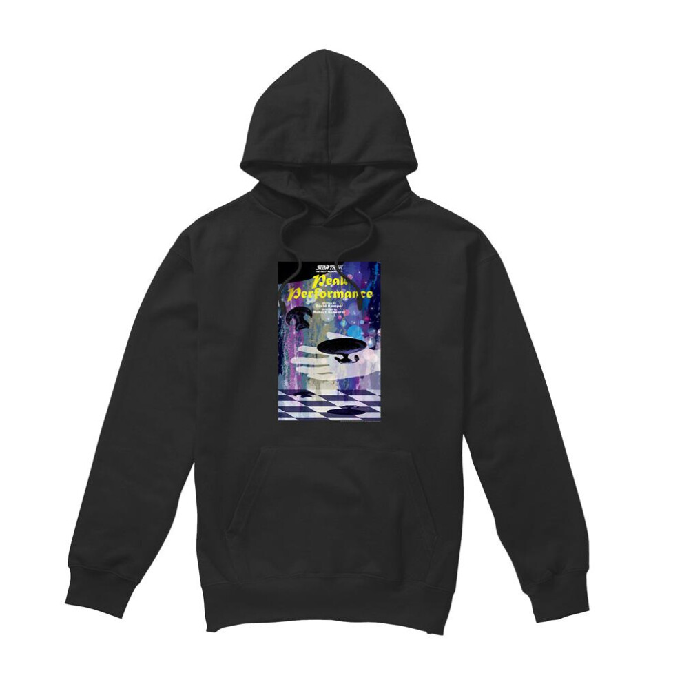 Star Trek (Xxl, ) Mens The Next Generation Season 2 Episode 21 Hoodie Black