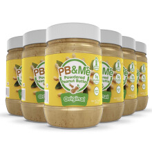 PB&Me Powdered Peanut Butter, Original, High Protein Low Calorie Peanut Powder, Great for Smoothies, 2.72 kg, 6-Count