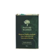 Nature Blessed Greek Extra Virgin Olive Oil 3L Tin ? Cold-Extracted Premium EVOO for Mediterranean Cooking & Salads
