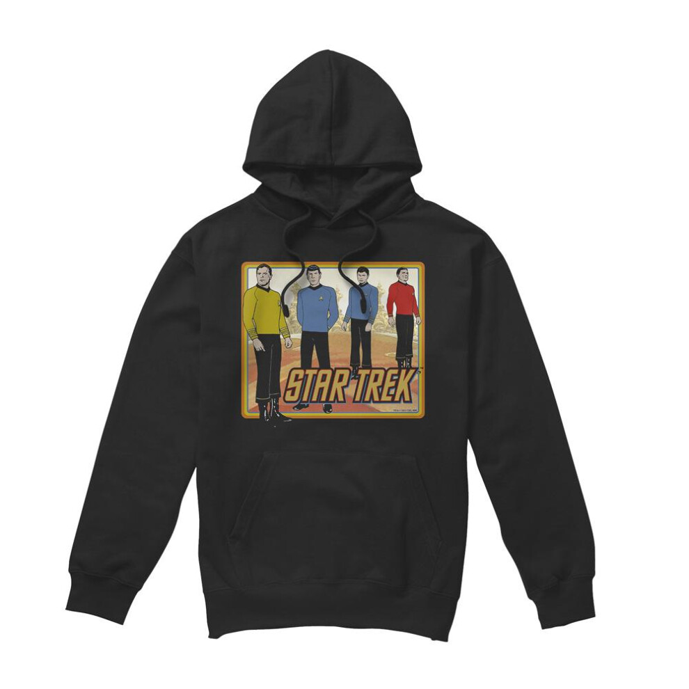 Star Trek (Xl, ) Mens Classic Hoodie Black