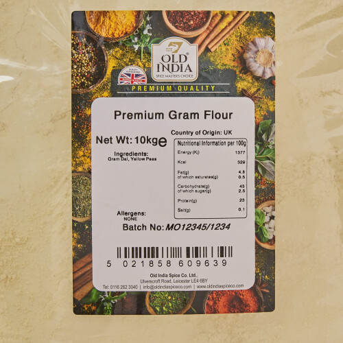 Old India Premium Gram Flour 10kg 1