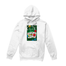 (S, White) Star Trek Mens The Next Generation Season 2 Episode 12 Hoodie