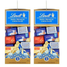 Lindt Swiss Premium Chocolate Assorted Napolitains 700g (Pack of 2)