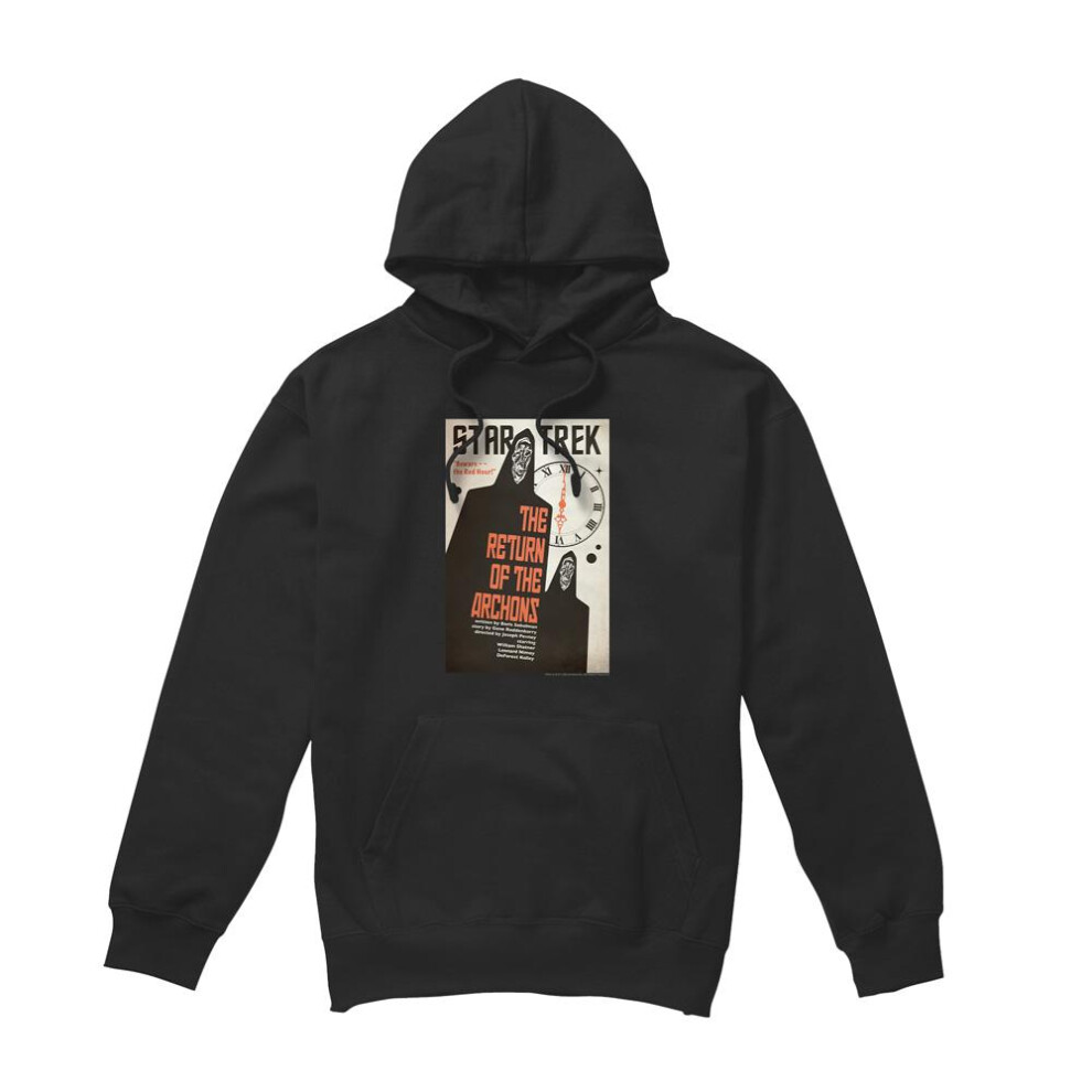 Star Trek (M, ) Mens The Original Series Episode 21 Hoodie Black