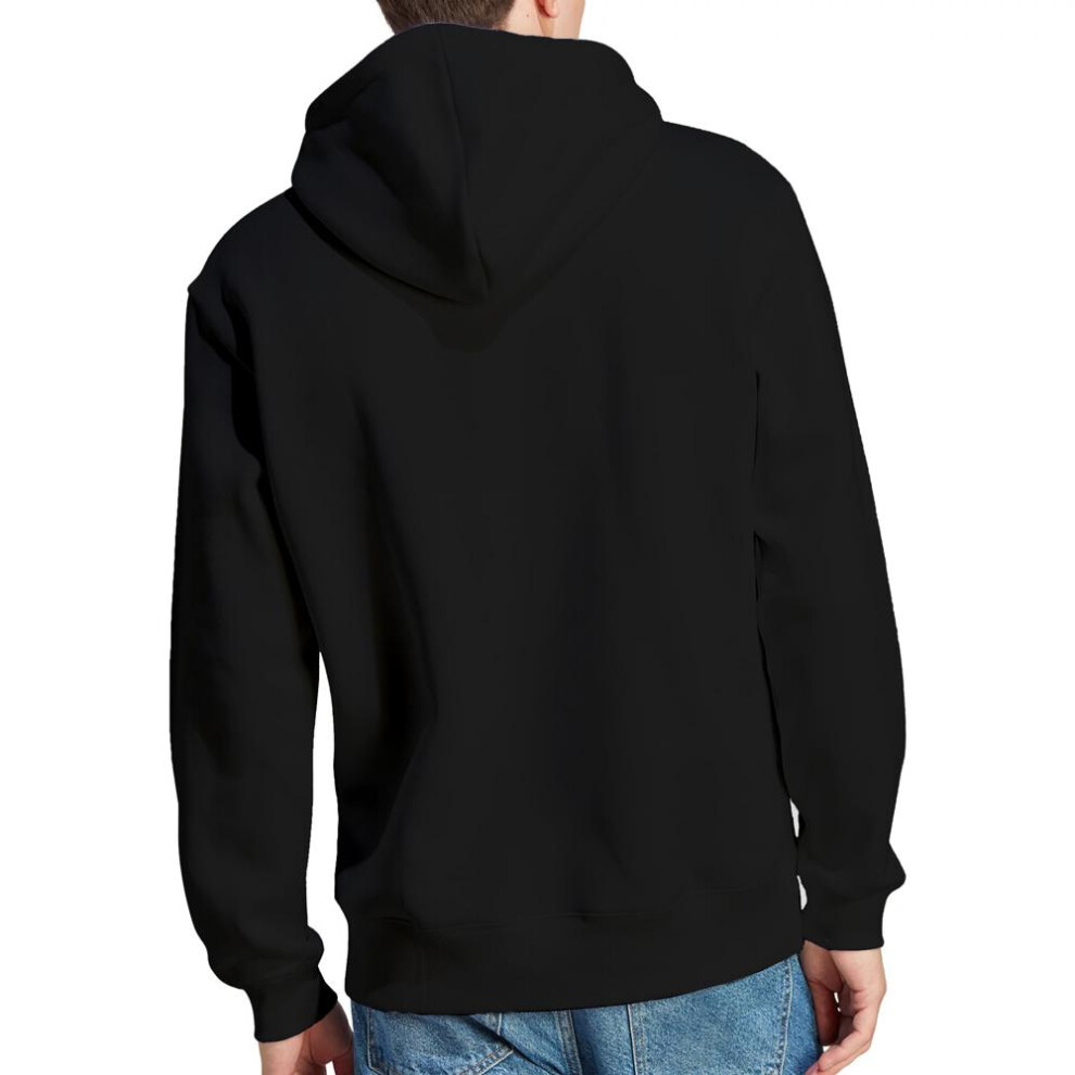 Star Trek (M, ) Mens Kirk Spock & Company Hoodie Black