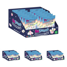 SoSweet Marshmallow Twists ? 12 x 140g Bags of Soft, Fluffy Tutti Frutti Flavour Marshmallows | Great for Snacking, Desserts | Sweet Shop Favourite