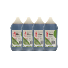 Yutaka Gluten Free Reduced Salt Soy Sauce 5L (Pack of 4) | Naturally Brewed Tamari-Style Japanese Soy Sauce | 35% Less Salt | Bulk Catering Size |