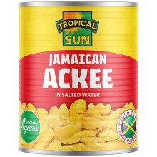 Tropical Sun Jamaican Tinned Ackee 540g (Pack of 6) ? Made in Jamaica, Rich in Vitamin C