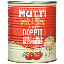 Mutti ? Double Concentrate Tomato Puree, Tomato Concentrate, 880g, (Pack of 6)