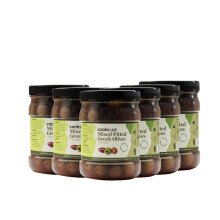 Cooks & Co Mixed Pitted Greek Olives with Oregano in Brine 1 kg (Pack of 6)