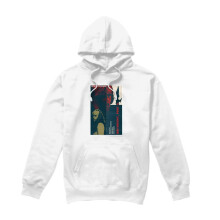 (XL, White) Star Trek Mens The Next Generation Season 6 Episode 17 Hoodie