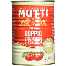 Mutti Double Concentrate Tomato Puree, 440g (Pack of 12)